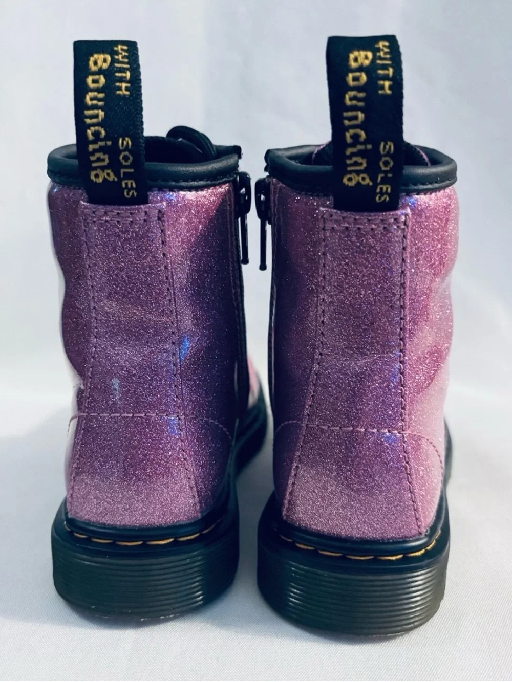 Dr. MARTENS 1460 Pink Glitter Boots